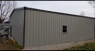 30x40x12 – Ash Gray and Charcoal Gray – Evansville, IN