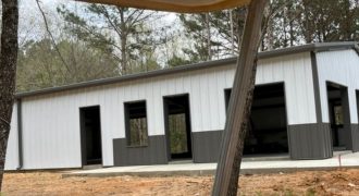 36x60x10 – Solar White Walls + Charcoal Gray Trim – Cedar Bluff, AL