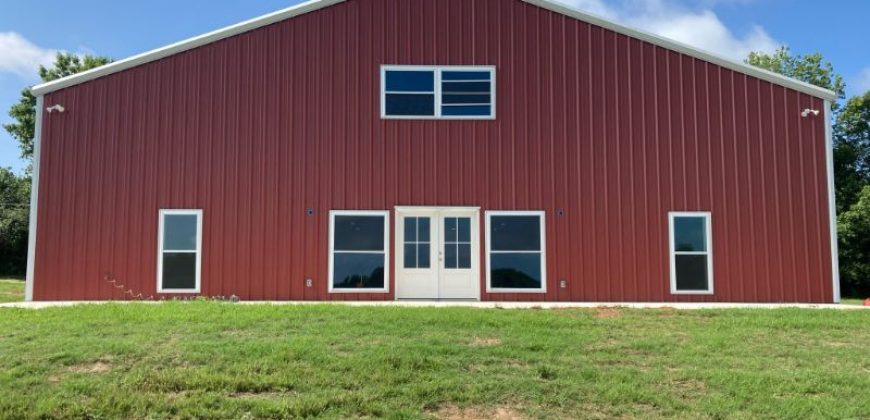 60x60x16 – Polar White Roof & Trim + Rustic Red Walls – Empire, AL