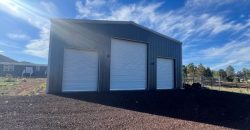 40x50x16 – Charcoal Gray Walls + Ash Gray Trim – Williams, AZ