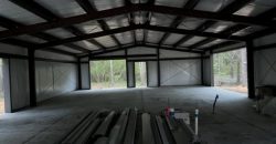 36x60x10 – Solar White Walls + Charcoal Gray Trim – Cedar Bluff, AL