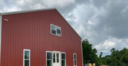 60x60x16 – Polar White Roof & Trim + Rustic Red Walls – Empire, AL