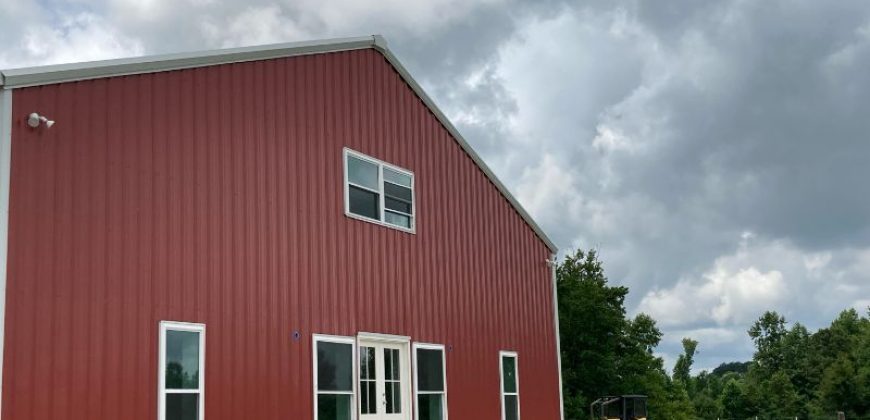 60x60x16 – Polar White Roof & Trim + Rustic Red Walls – Empire, AL