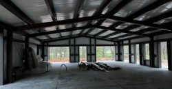 36x60x10 – Solar White Walls + Charcoal Gray Trim – Cedar Bluff, AL