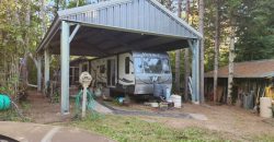 24x40x12 – Carport – Charcoal Gray Roof & Endwalls + Ash Gray Trim – Mora, MN