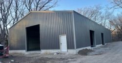 50x100x16 – Charcoal Gray Walls + Ash Gray Trim – Elgin, IL